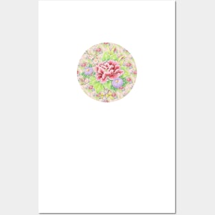 Pink Kimono Bouquet Posters and Art